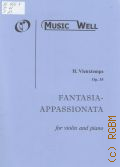 Vieuxtemps H., Fantasia-appassionata: Op. 35: for violin and piano — [200-]